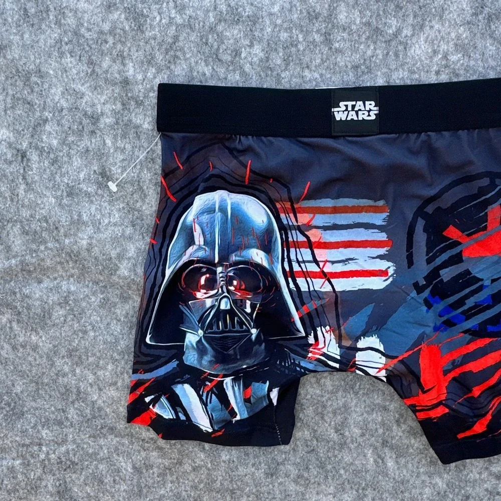 Crazy Boxer Star Wars Darth Vader Boxer Briefs Black Red Mens Small New